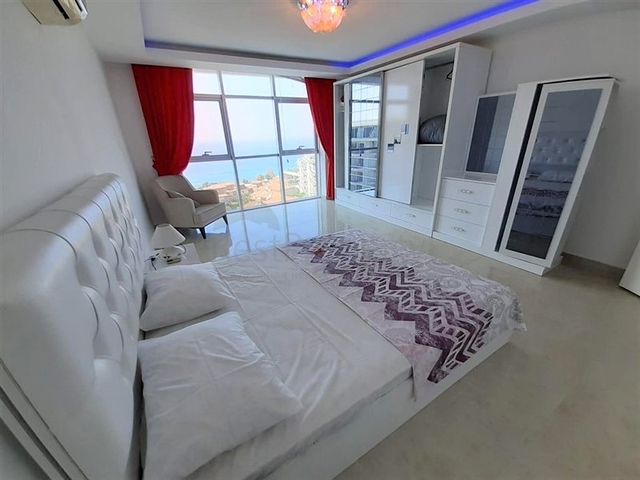 شقة اطلالة بحر في الانيا - دوبلكس مفروشة -ضمن مجمع سكني -كارجي جاك / الانيا 