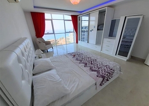 شقة اطلالة بحر في الانيا - دوبلكس مفروشة -ضمن مجمع سكني -كارجي جاك / الانيا 