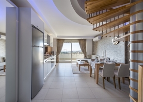 عقارات فاخرة في الانيا -2 غرفة وصالة دوبلكس - ضمن مجمع فاخر -في افسلار / الانيا 