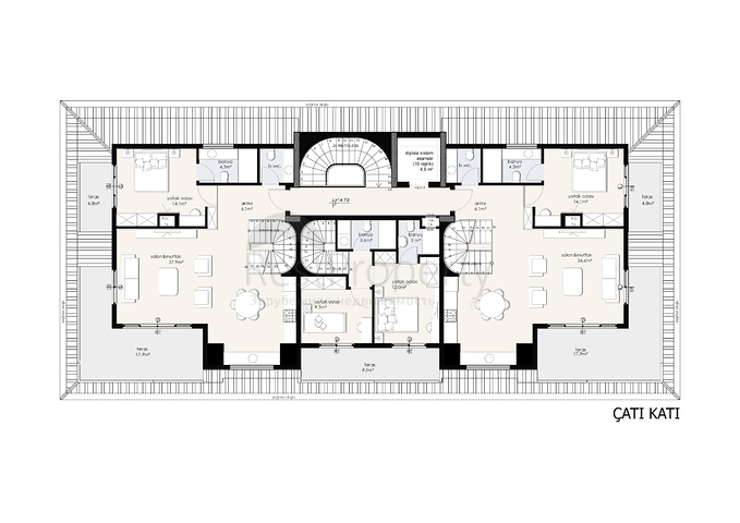 شقق للبيع في الانيا - ضمن مجمع فاخر قريب من شاطئ كليوباترا 