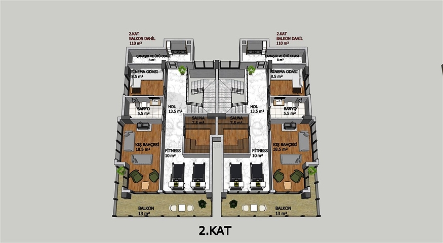 فلل في الانيا - اطلالة بحرية - قيد الانشاء -مركز الانيا 