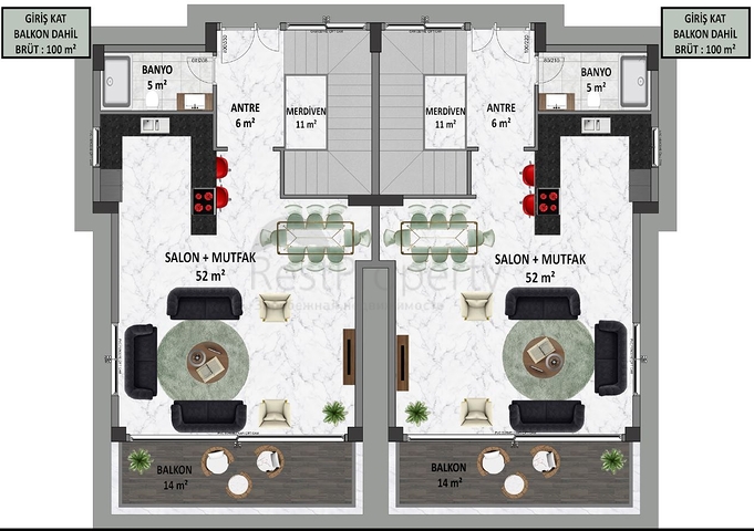 فلل في الانيا - اطلالة بحرية - قيد الانشاء -مركز الانيا 
