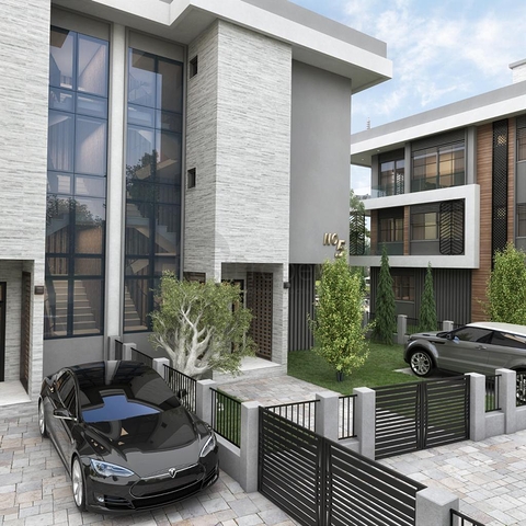 فلل في الانيا - اطلالة بحرية - قيد الانشاء -مركز الانيا 