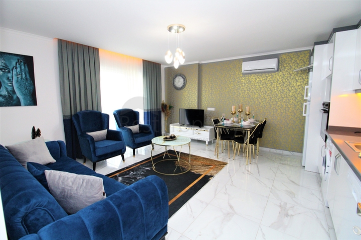 شقق للبيع في محمودلار - مجمع سكني جديد - شقة 2 غرفة وصالة -مفروشة 