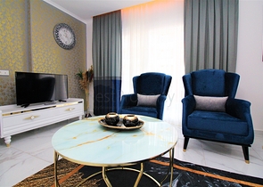 شقق للبيع في محمودلار - مجمع سكني جديد - شقة 2 غرفة وصالة -مفروشة 