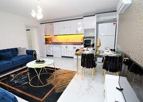 شقق للبيع في محمودلار - مجمع سكني جديد - شقة 2 غرفة وصالة -مفروشة 