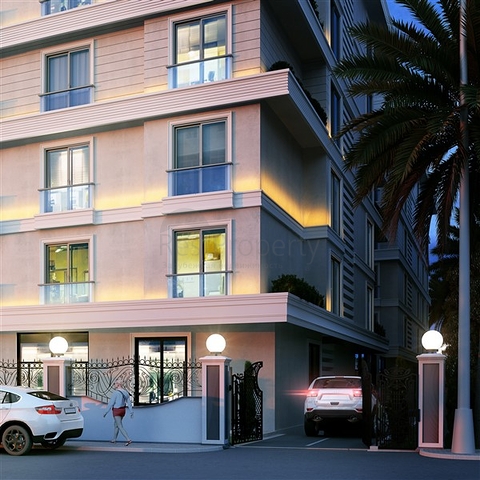 شقق على البحر في الانيا - مجمع فاخر قيد الانشاء -مركز الانيا 