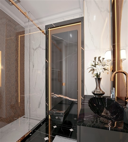 شقق على البحر في الانيا - مجمع فاخر قيد الانشاء -مركز الانيا 