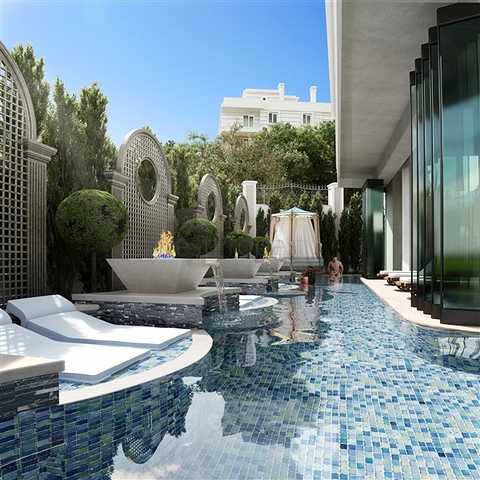 شقق على البحر في الانيا - مجمع فاخر قيد الانشاء -مركز الانيا 