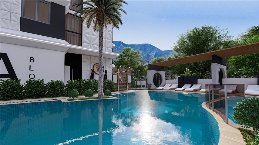 شقق بالتقسيط في  محمودلار - مجمع قيد الانشاء -مناسب للاستثمار .