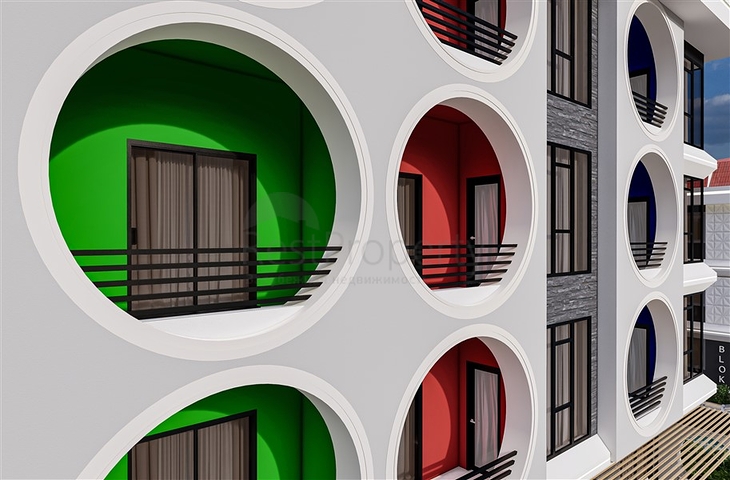 شقق بالتقسيط في  محمودلار - مجمع قيد الانشاء -مناسب للاستثمار .