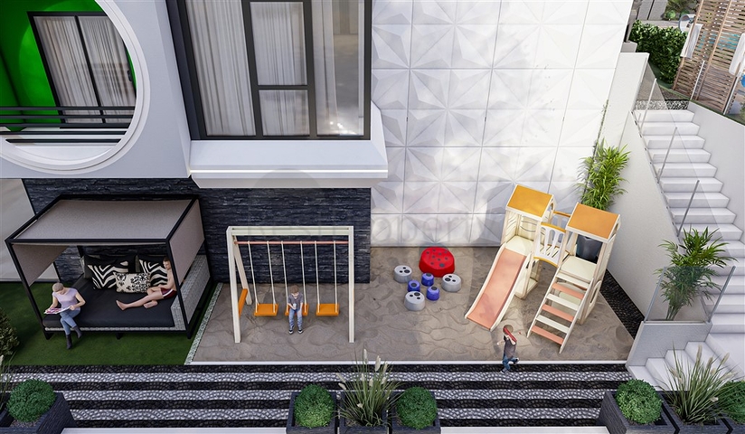 شقق بالتقسيط في  محمودلار - مجمع قيد الانشاء -مناسب للاستثمار .