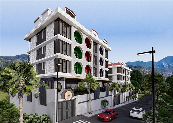 شقق بالتقسيط في  محمودلار - مجمع قيد الانشاء -مناسب للاستثمار .