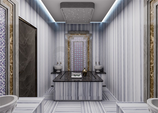 شقق بالتقسيط في  محمودلار - مجمع قيد الانشاء -مناسب للاستثمار .