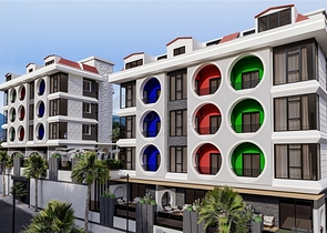 شقق بالتقسيط في  محمودلار - مجمع قيد الانشاء -مناسب للاستثمار .