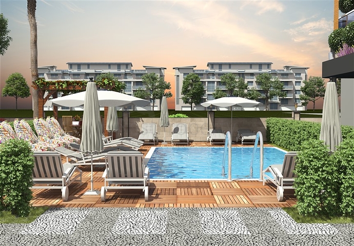 شقق بالتقسيط في الانيا - مجمع قيد الانشاء قريب من البحر - في كارجيجاك / الانيا 