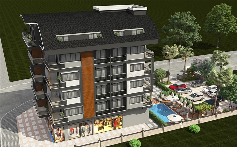 شقق بالتقسيط في الانيا - مجمع قيد الانشاء قريب من البحر - في كارجيجاك / الانيا 