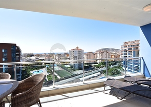 شقق اطلالة بحر في جكجلي - تصميم غرفة وصالة -مجمع 5 نجوم -الانيا 