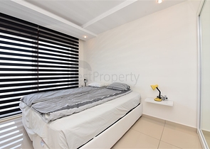 شقق اطلالة بحر في جكجلي - تصميم غرفة وصالة -مجمع 5 نجوم -الانيا 