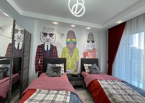 شقة جديدة للبيع في محمودلار - تصميم غرفتين وصالة -مفروشة -في محمودلار / الانيا 