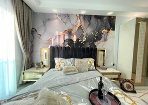 شقة جديدة للبيع في محمودلار - تصميم غرفتين وصالة -مفروشة -في محمودلار / الانيا 