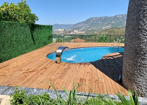 فيلا اطلالة بحر في الانيا -4 غرف وصالة - مسبح خاص -في كارجيجاك / الانيا