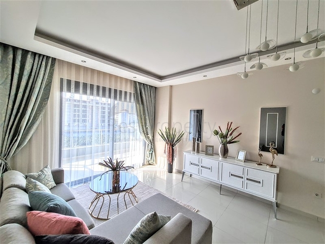 شقق فاخرة في الانيا - تصميم غرفة وصالة -ضمن مجمع انيق -في كارجيجاك / الانيا 