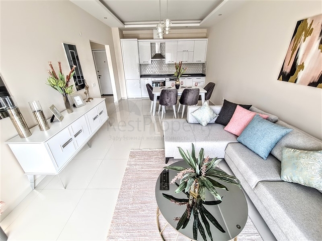 شقق فاخرة في الانيا - تصميم غرفة وصالة -ضمن مجمع انيق -في كارجيجاك / الانيا 