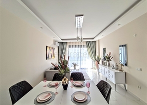 شقق فاخرة في الانيا - تصميم غرفة وصالة -ضمن مجمع انيق -في كارجيجاك / الانيا 