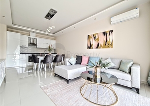 شقق فاخرة في الانيا - تصميم غرفة وصالة -ضمن مجمع انيق -في كارجيجاك / الانيا 