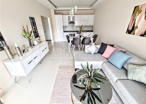 شقق فاخرة في الانيا - تصميم غرفة وصالة -ضمن مجمع انيق -في كارجيجاك / الانيا 