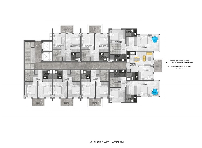 شقق بالتقسيط في الانيا - مجمع فاخر قيد الانشاء -في كاستل / الانيا 