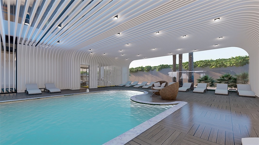 شقق بالتقسيط في الانيا - مجمع فاخر قيد الانشاء -في كاستل / الانيا 