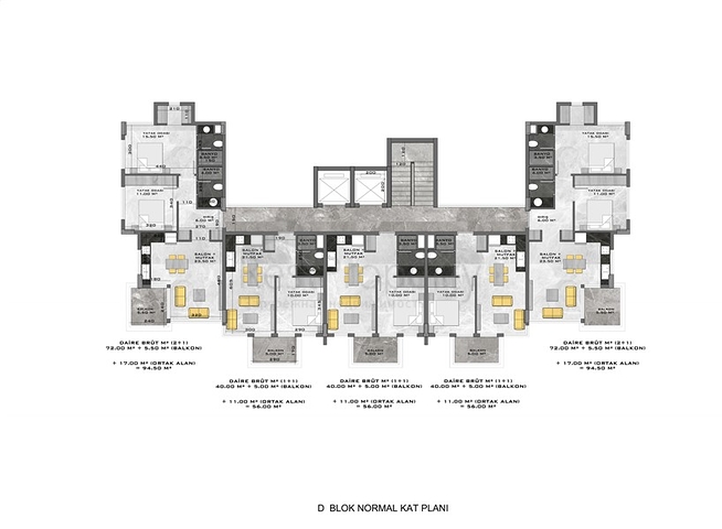 شقق بالتقسيط في الانيا - مجمع فاخر قيد الانشاء -في كاستل / الانيا 