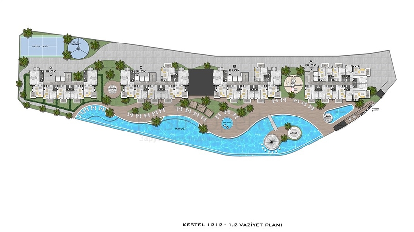 شقق بالتقسيط في الانيا - مجمع فاخر قيد الانشاء -في كاستل / الانيا 