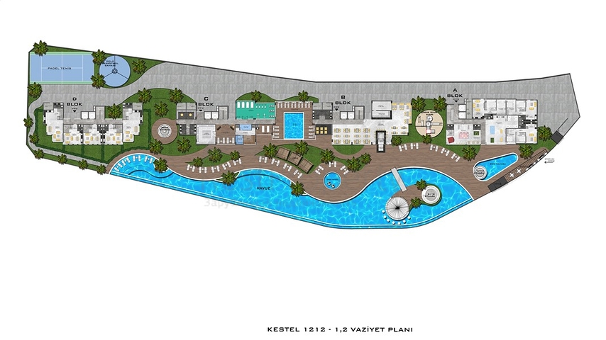 شقق بالتقسيط في الانيا - مجمع فاخر قيد الانشاء -في كاستل / الانيا 