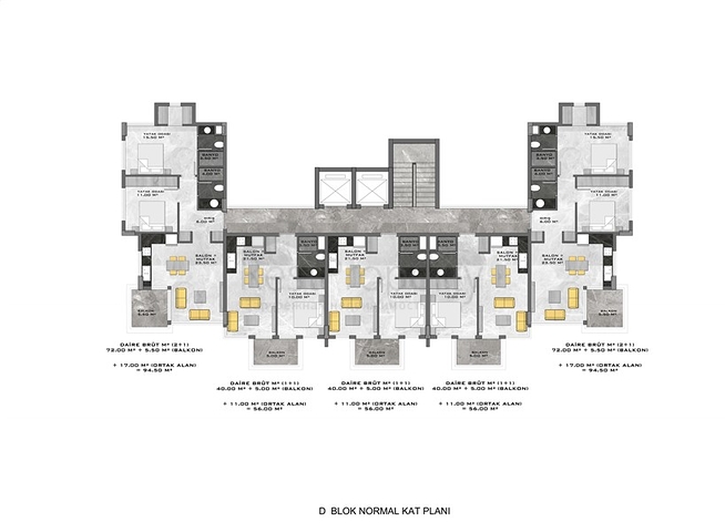 شقق بالتقسيط في الانيا - مجمع فاخر قيد الانشاء -في كاستل / الانيا 