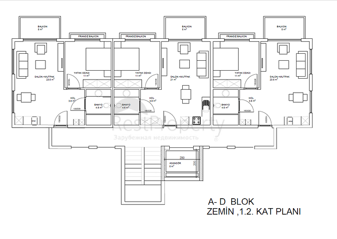 شقق بالتقسيط في الانيا - ممع ضمان تأجير  -في منطقة كارجيجاك 