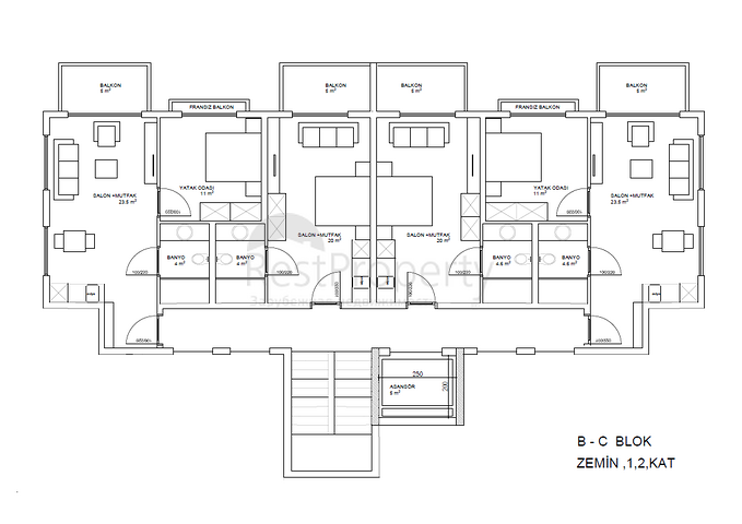 شقق بالتقسيط في الانيا - ممع ضمان تأجير  -في منطقة كارجيجاك 