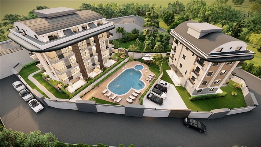 شقق عائلية للبيع في الانيا - مجمع فاخر قيد الانشاء - مركز الانيا 