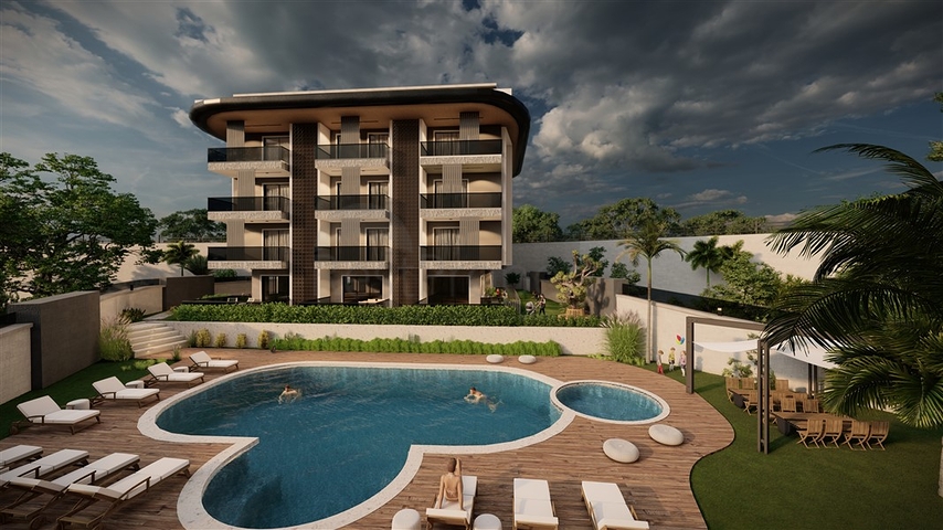 شقق عائلية للبيع في الانيا - مجمع فاخر قيد الانشاء - مركز الانيا 