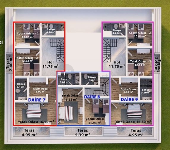 شقق عائلية للبيع في الانيا - مجمع فاخر قيد الانشاء - مركز الانيا 