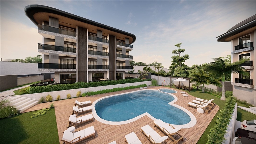 شقق عائلية للبيع في الانيا - مجمع فاخر قيد الانشاء - مركز الانيا 