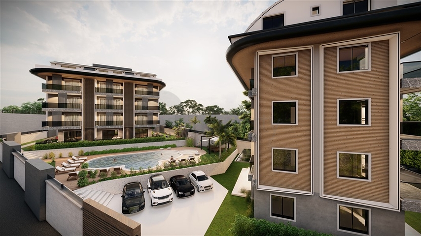 شقق عائلية للبيع في الانيا - مجمع فاخر قيد الانشاء - مركز الانيا 