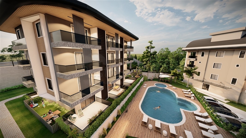 شقق عائلية للبيع في الانيا - مجمع فاخر قيد الانشاء - مركز الانيا 