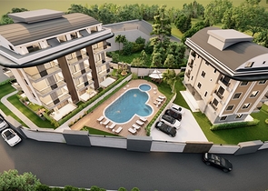 شقق عائلية للبيع في الانيا - مجمع فاخر قيد الانشاء - مركز الانيا 