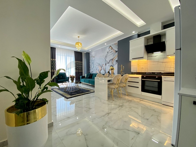 شقق للبيع في محمودلار - غرفة وصالة -مفروشة بأناقة -ضمن مجمع جديد -في محمودلار / الانيا 