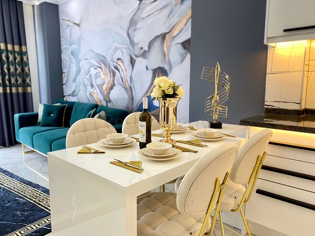 شقق للبيع في محمودلار - غرفة وصالة -مفروشة بأناقة -ضمن مجمع جديد -في محمودلار / الانيا 