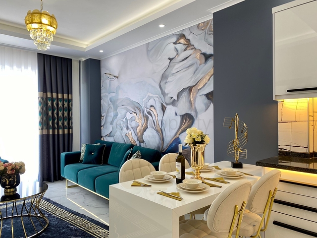 شقق للبيع في محمودلار - غرفة وصالة -مفروشة بأناقة -ضمن مجمع جديد -في محمودلار / الانيا 