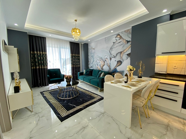 شقق للبيع في محمودلار - غرفة وصالة -مفروشة بأناقة -ضمن مجمع جديد -في محمودلار / الانيا 